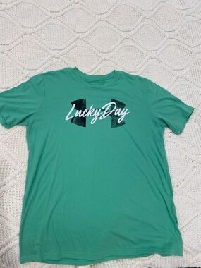 Under Armour Lucky Day Green St Patrick's Day Loose Men's Size XL T-Shirt‎